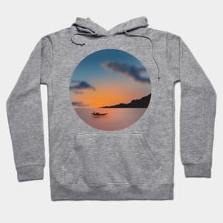 Tropical sunset Hoodie